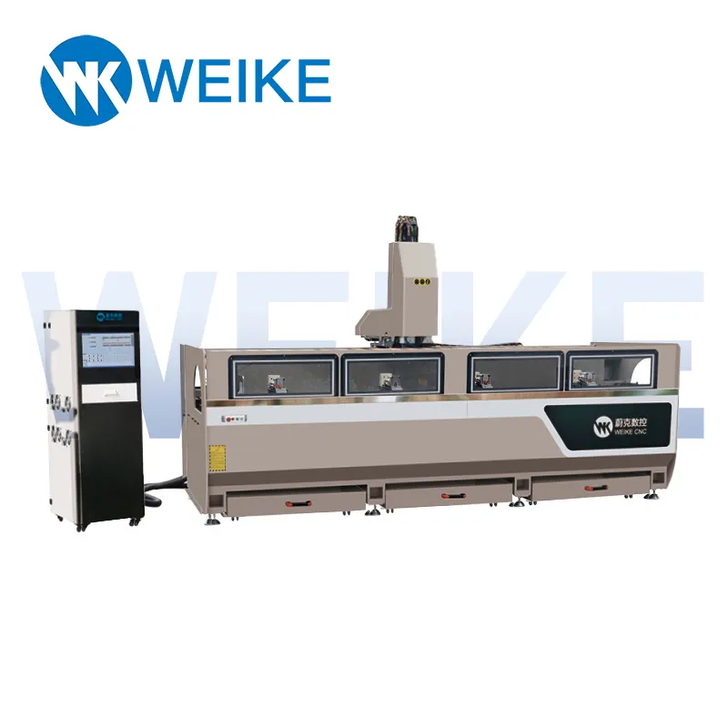 Double-Head 3200mm CNC Drilling & Milling Machine